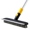 Yocada Floor Scrub Brush Telescopic Handle 2 in 1 Scrape