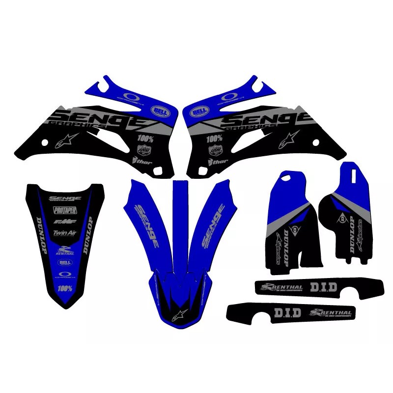 Senge Graphics Inc 2007-2011 WR 450 F BINARY Blue Senge