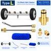 2-in-1 Undercarriage Pressure Washer Kit with Extension Wands – 4000