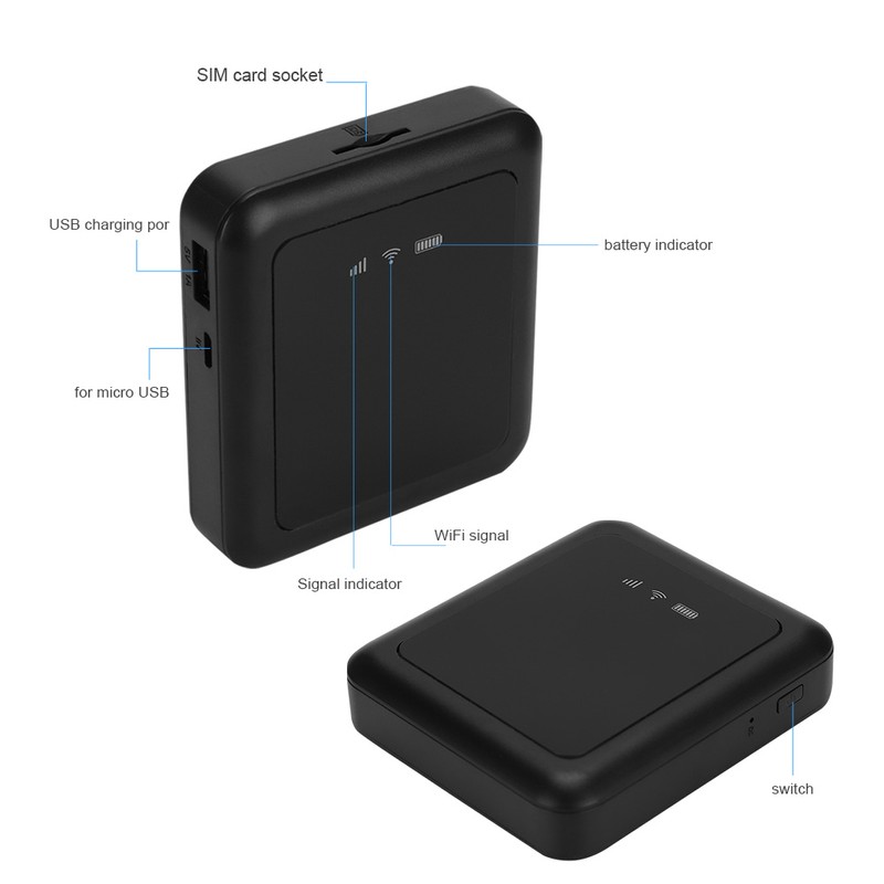 42Mbps 3G Large Battery Portable Router Wifi Modem (Q3 International