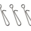 Alwonder 50pcs Fishing Snap Clips High Strength Stainless Steel Quick