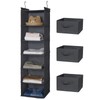 MAX Houser 6 Tier Shelf Hanging Closet Organizer, Closet Hanging
