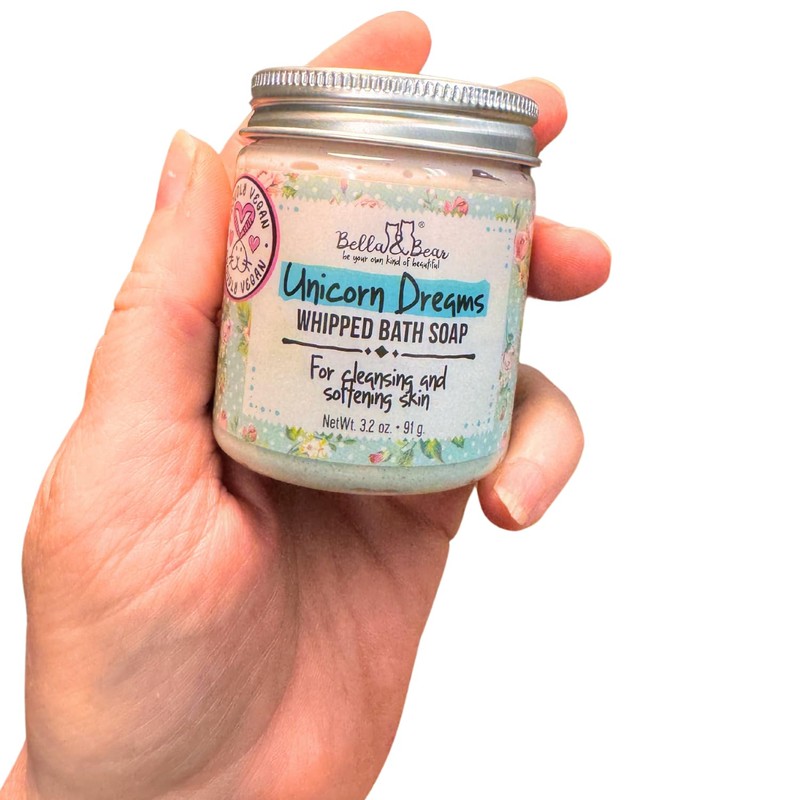 Bella & Bear Unicorn Dreams Whipped Bath Soap - Travel