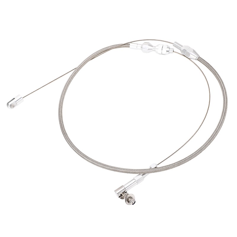 24in Throttle Cable Stainless Steel Flexible Easy Installation Throttle Wire