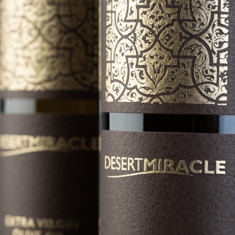 DESERT MIRACLE Cold Pressed Polyphenol Rich Moroccan Olive Oil, Extra