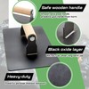 Blulu Hand-held Manual Trash Compactor Metal Bin Garbage Compactor for