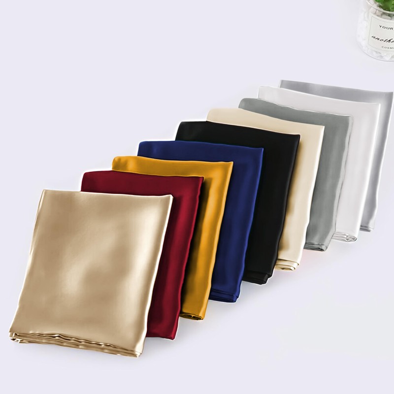 Moonlight Bedding Satin Silver Pillow Cases 2 Pack - Pillowcase