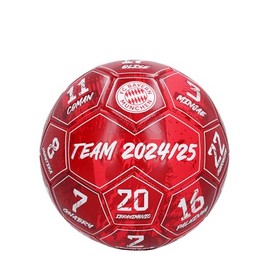 FC Bayern München Ball | Football | Signature 2024-25 | Red | Size 5