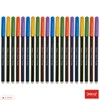 Doms 20 x 0.7mm Debok BLUE Fine Tip Ballpoint Pens