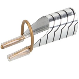 5Pcs Reusable Nail Art Aluminium Foil Form UV Gel Acrylic Tips Protector Tool Kit Silver