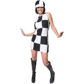 I Love Fancy Dress ILFD4039XL 60's Party Girl Costumes (X-Large)