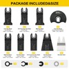 Enventor 45PCS Oscillating Multitool Blades, Professional Universal Multi Tool Saw