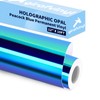 GIRAFVYINL Peacock Blue Holographic Vinyl - 12” X 10FT Peacock