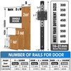 Lipshome Pocket Door Slide, Cabinet Pocket Door Slide, Pivot Door