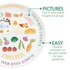 Viynran 10 Inch Portion Control Plate for Adults - Cute