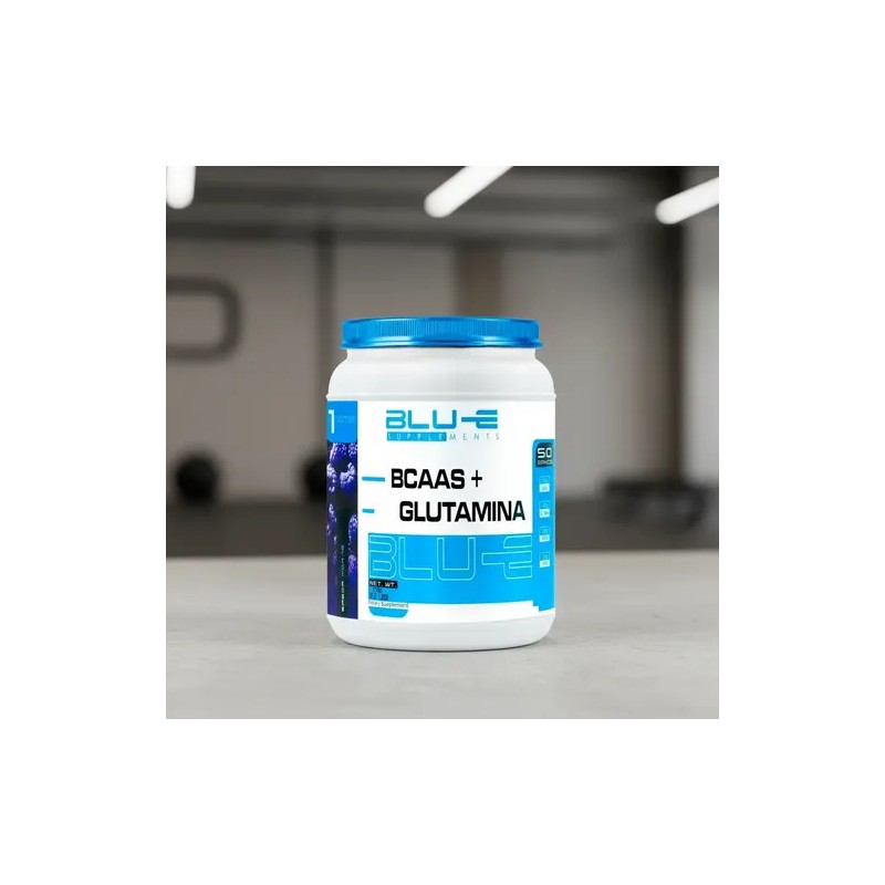 Amino Bcaas + Glutamina Blu-e 1kg 50 Serv Varios Sabores