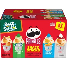 Pringles Crisps Snack Stacks 4 Flavors 19.3oz 1ct