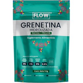 Flow Supplements Hydrolyzed Gelatin Powder 1kg – Unflavored Collagen Peptides with Vitamin C & D, 2-Month Supply