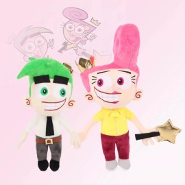 Unbranded The Fairly OddParents Plush Doll Wanda Cosmo Timmy Plush Stuffed Soft Kids Toys - B+C