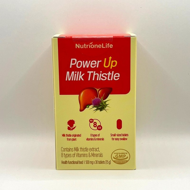 Nutrione Power Up Milk Thistle 30 tablets / 뉴트리원 파워업