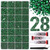 30000Pcs Resin Rhinestones for Bedazzling with 3Pcs B7000 Jewelry Glue,