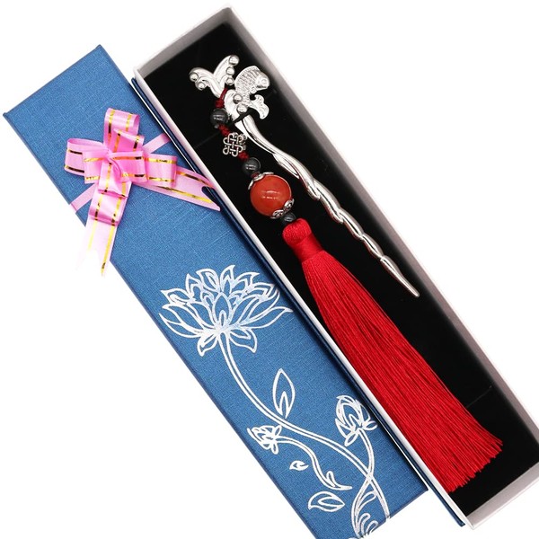 BITEYI Metal Bookmark with Tassels, Classic Bookmark and Creative Book