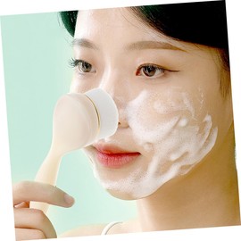 Healeved 2pcs Handle Facial Cleaning Brush Soft Bristles for Gentle Exfoliation and Deep Cleansing for Daily Face Washing and Skin