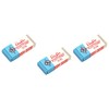LÄUFER Set of 3 Plastic Erasers Kombi-Plast (07400)