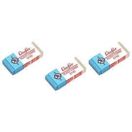 LÄUFER Set of 3 Plastic Erasers Kombi-Plast (07400)