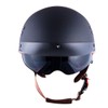 VCOROS Motorcycle Half Face Helmet Sun Visor Quick Release Buckle