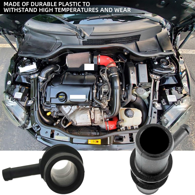 17127518614 Engine Coolant Hose T-Piece Connector, Plastic Water Coolant Hose