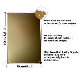 Funny Cat Guitar Metal Signs Vintage Rock Music Wall Decor Man Cave Tin Sign Gym Pool Bar Bathroom Yard Garage Signs, My Neighbors Are Listening To Great Music