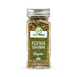 Geo-Fresh Organic Pizza Seasoning, 0.53 oz (15g), Non-GMO, Kosher, 100% Organic Herbs, Gluten Free, USDA Certified
