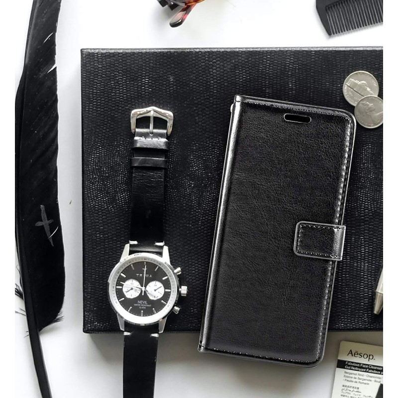 Shantime Leather Case Compatible with AGM Glory Qualcomm 5G, Business