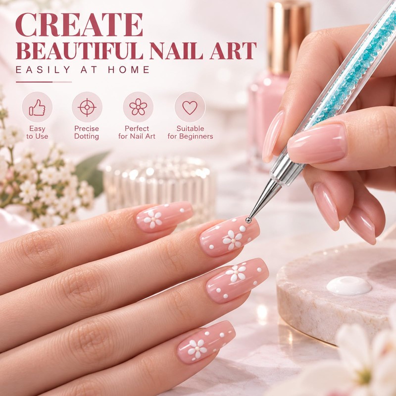 Nail Art Brushes, Nail Art Tools, Double Ended, Dotting Pens