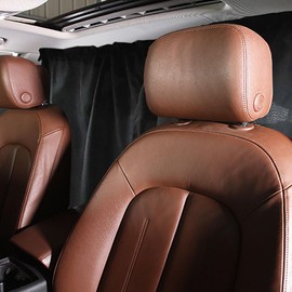 Car Window Curtains | Lightweight Car Privacy Sunshade | UV-Blocking, Automobile Interior Accessories for Baby Napping, Pet Protection, Road Trip