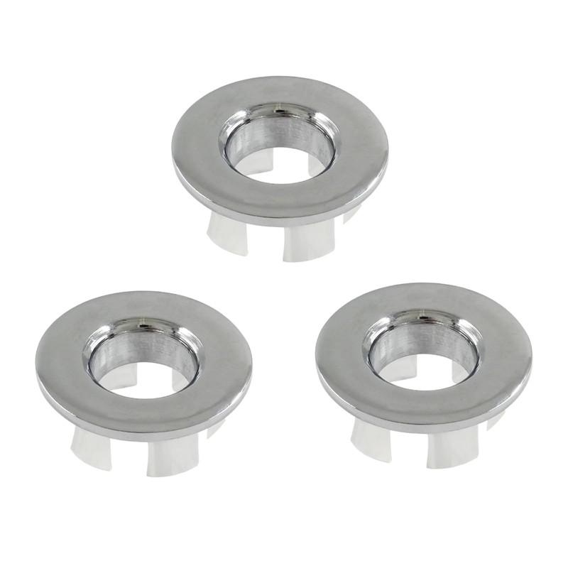 Aracombie Brushed Nickel Sink Overflow Ring, Kitchen Bathroom Sink Hole