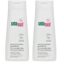 Sebamed Antischuppen Shampoo 200 ml, 95% weniger Schuppen nach nur 14 Tagen, auch für fettiges Haar und trockene Kopfhaut, für die tägliche Reinigung, für Damen und Herren, milde Pflegeformel