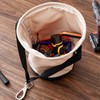 SilTriangle Heavy Duty Tool Canvas Bucket 12 x 12 x