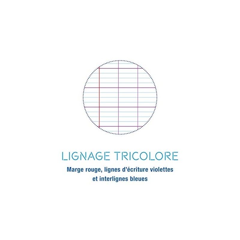 Clairefontaine 18631C - Calligraphe notebook ideal for school, stapled, DIN
