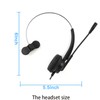 TriPro - Auriculares de teléfono RJ9 de 4 pines para