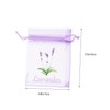 Ciieeo 20pcs Lavender Sachet Bags Breathable Mesh Drawstring Pouches for