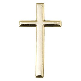 Efco Wax Decoration Cross 22 x 40 mm 1 pcs. Gold Brilliant