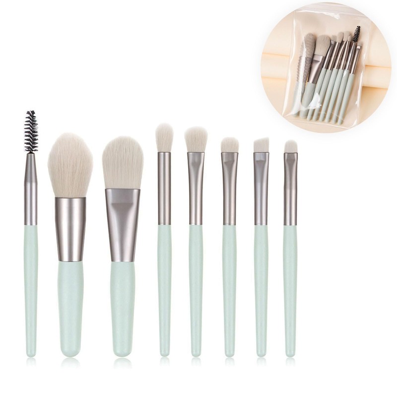 Mini Makeup Brushes Eyeshadow Make Up Brushes, 8 pcs Makeup