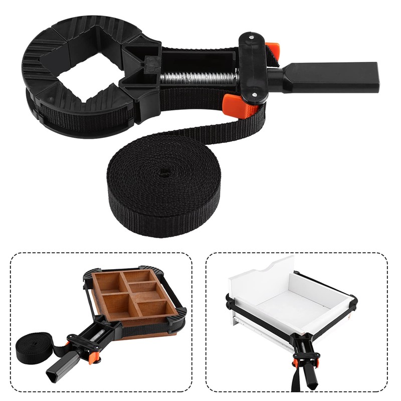 Band Strap Clamp, 4M Adjustable Corner Clamp Band Strap 4