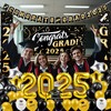 JOYIN Graduation Party Decorations Class of 2025, Black & Gold