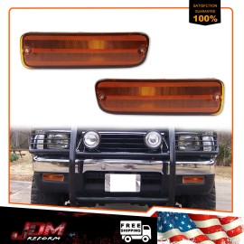 JDMTECH New Front Driver & Passenger Side Signal Light Set For 98-00 Toyota Tacoma 2WD