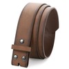 JasGood Western Leather Men's Belt (without Buckle), 3.8 cm Width,