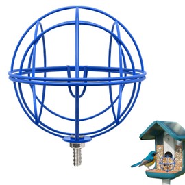 popolov Metal Suet Ball Holder Compatible with Bird Buddy Smart Feeders & 5mm Screw-Hole Accessories, Durable & Squirrel-Proof (Blue)