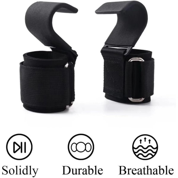 Unbranded 1 Pair Weight Lifting Power Training Dip Hook Bar